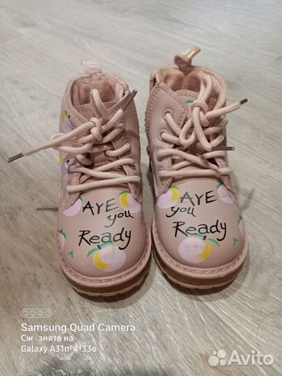 Ботинки осенние для девочки