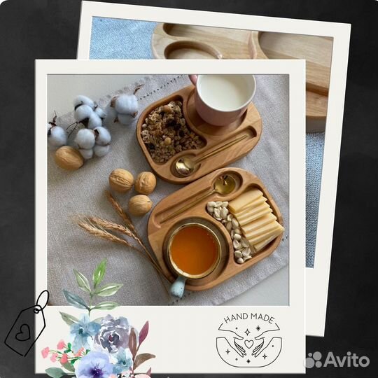 Менажница деревянная