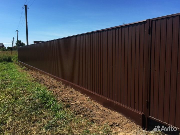 Забор из профлиста