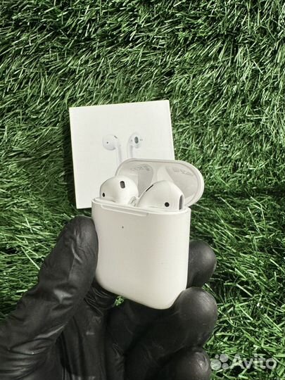 Airpods 2 (гарантия+чехол)