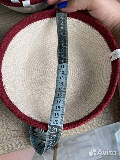 Корзина из хлопкового шнура