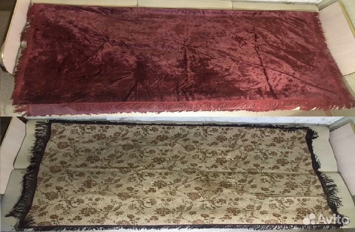 Покрывало Скатерть Плюш Гобелен СССР Бахрома