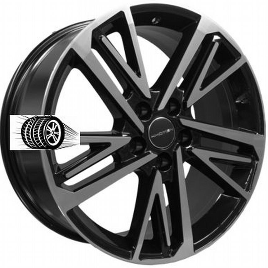 Литые диски Khomen Wheels 8×R18 5×114.3