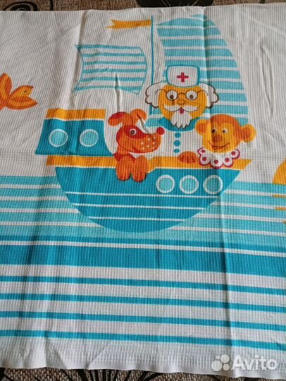 Вафельная ткань СССР, для полотенец