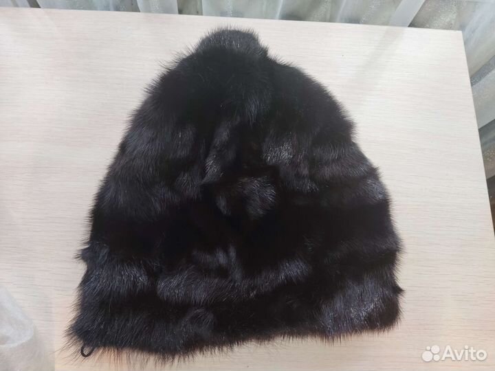 Шапка из норки, новая