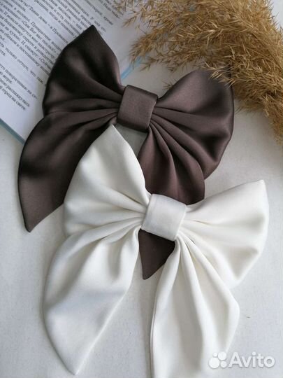 Банты для волос на заколке