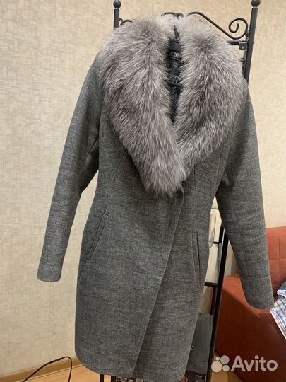 Пальто зимнее женское 46р