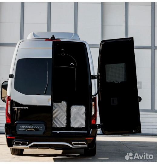 Диффузор на задний бампер Mercedes Sprinter w907