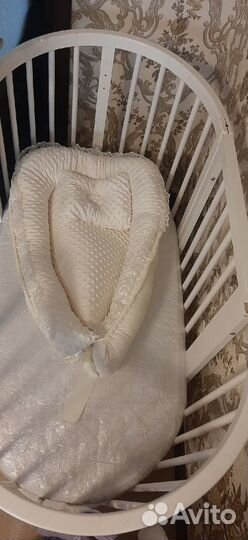 Детская овальная кроватка