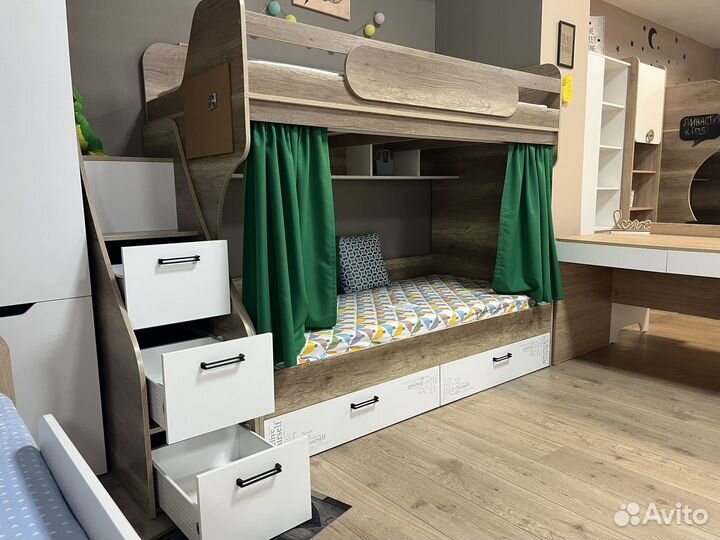 Двухъярусная кровать 90х190