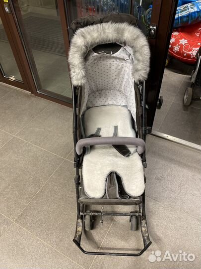 Детские санки на колесах