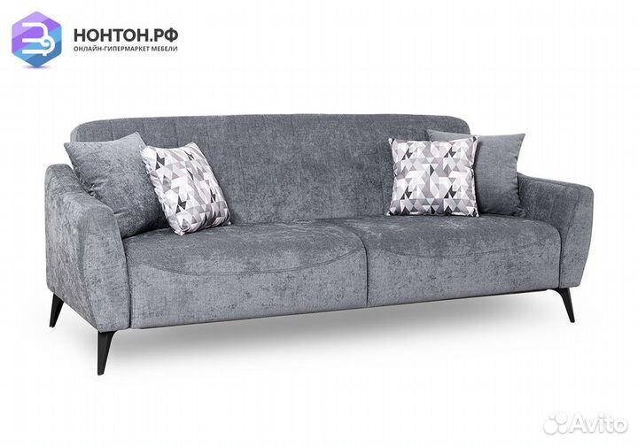 Диван книжка Наоми серый