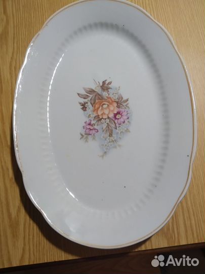 Блюдо большое овальное