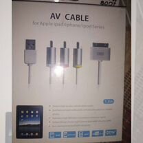 AV cable For Apple iPad/iPhone/iPod series