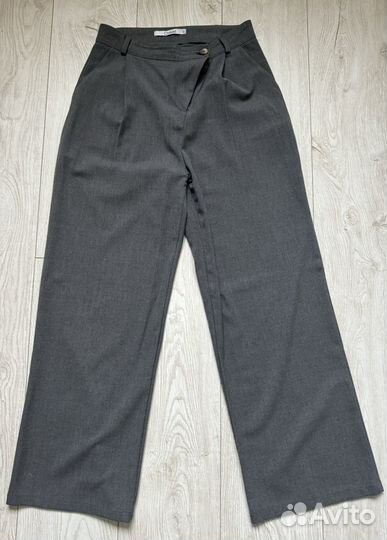 Брюки серые