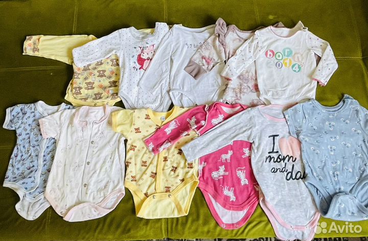 Боди для девочки 62 размер