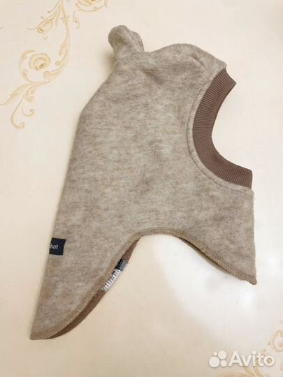 Шапка-шлем Peppihat Hippo beige