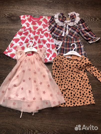 Одежда пакетом на девочку 92
