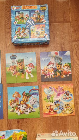 Пазлы детские пакетом