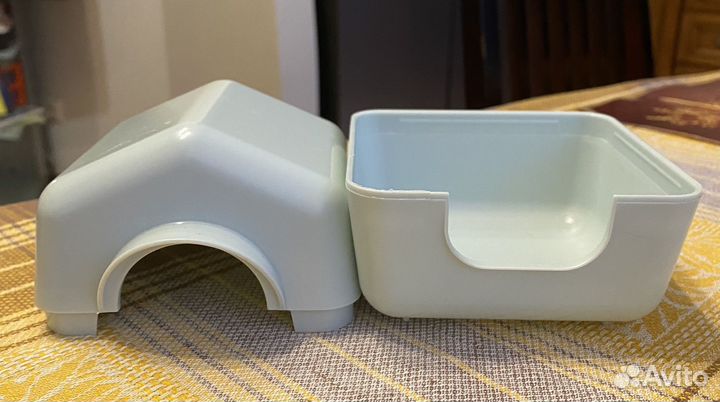 Домик и миска для хомяка