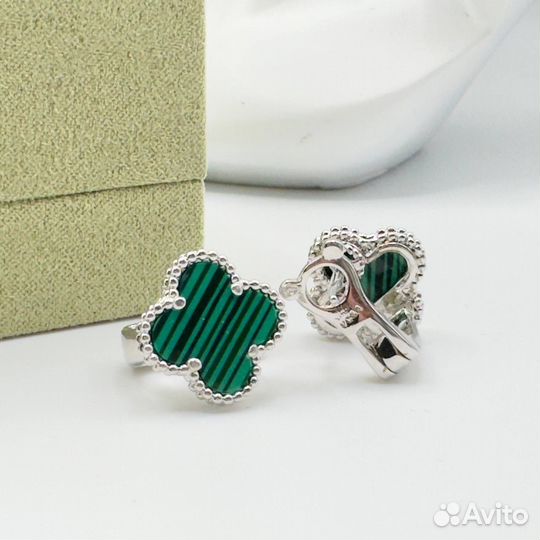 Серьги van cleef