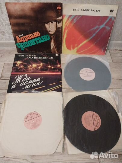 Лот виниловых пластинок 35шт