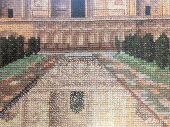 Картина Тадж-Махал вышитая крестом