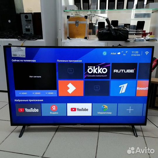 Телевизор Haier LE43K6500SA (Ррассрочка/ Т2)