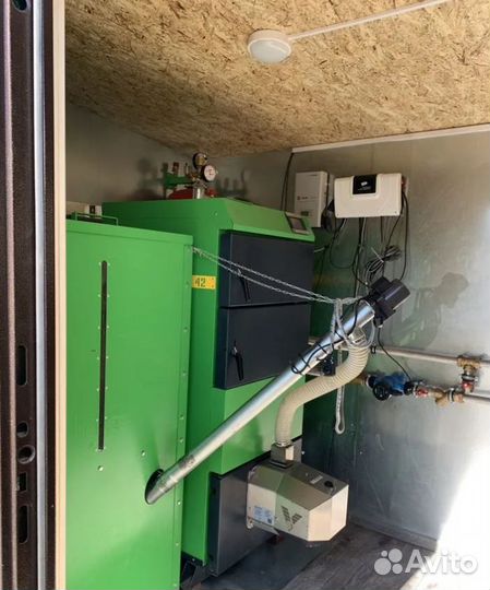 Модульная котельная на пеллетах 42 кВт