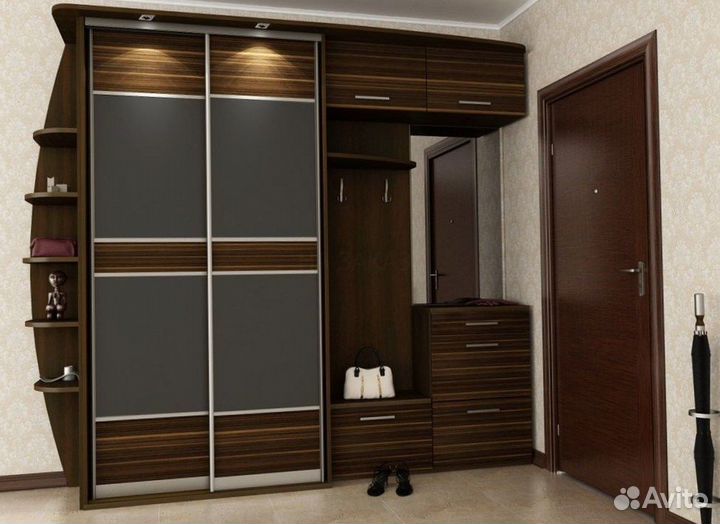 Шкаф в прихожую на заказ по вашим размерам