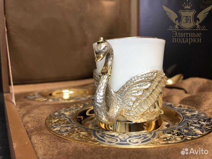 Коллекционный кофейный набор ручной работы