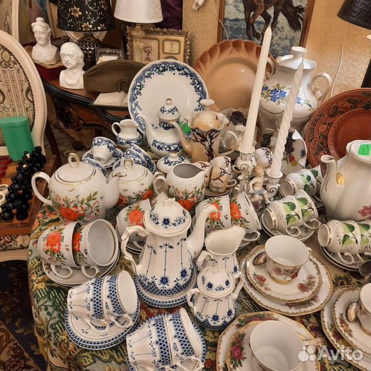 Набор столовой посуды.сервизы.винтаж.европа.ссср