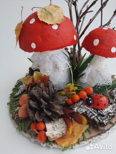 Осенняя поделка из природных материалов