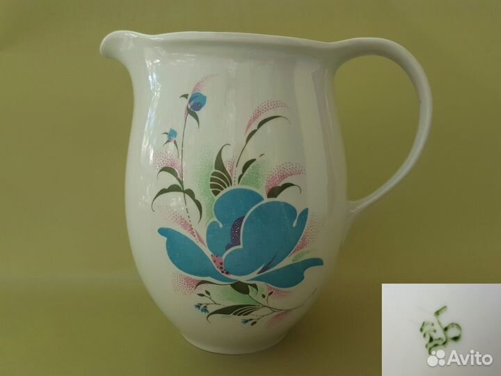 Кувшин и овальное блюдо зик Бараново СССР