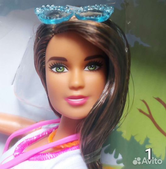 Кукла Barbie на скутере новая