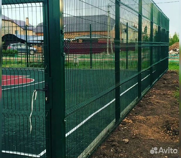 Сетка для забора 3d