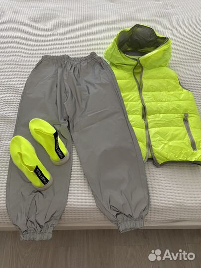 Комплект яркий кислотный светоотрожающий яркий