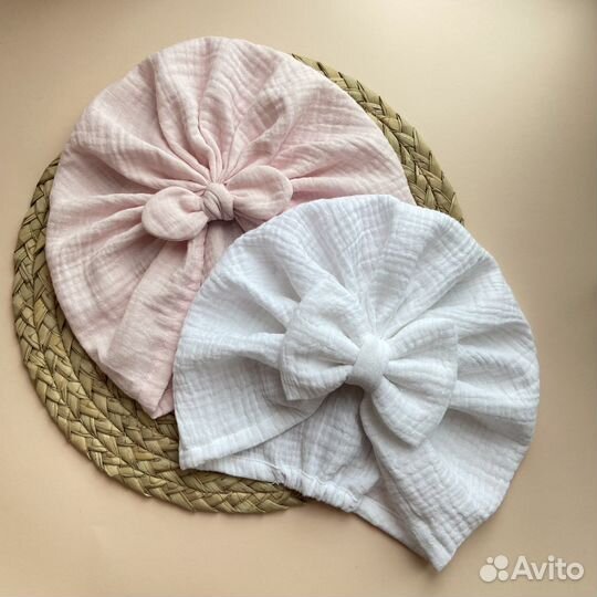 Тюрбан из муслина для девочки