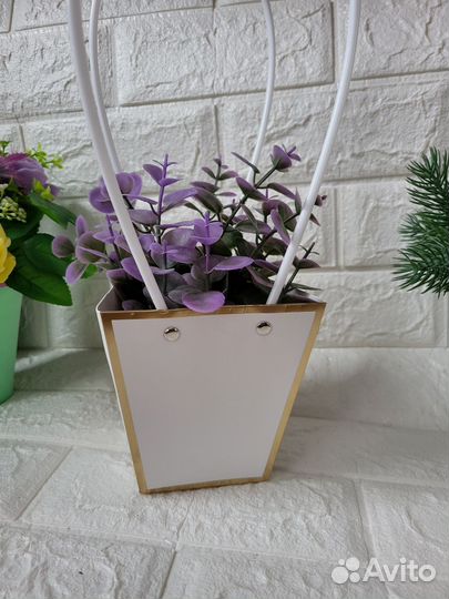 Пакет подарочный для цветов 9 шт