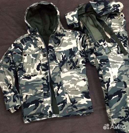 Костюм Горка теплый зимний флис, комбенезон флис