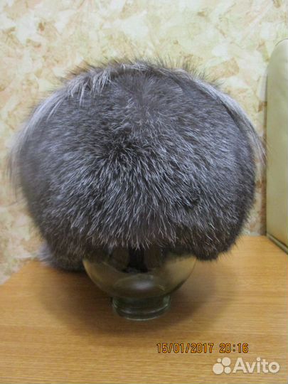 Шапка лиса+ бобр (чехол для шапки в подарок)