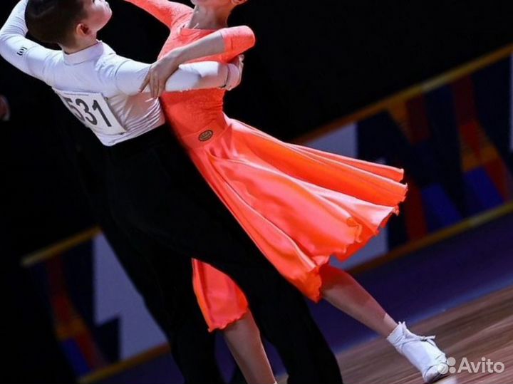 Платье для бальных танцев рейтинг/дети -146 см