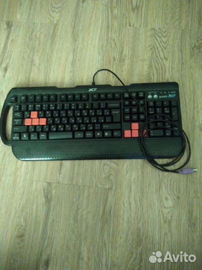 Игровая клавиатура A4Tech X7-G700 Black PS/2