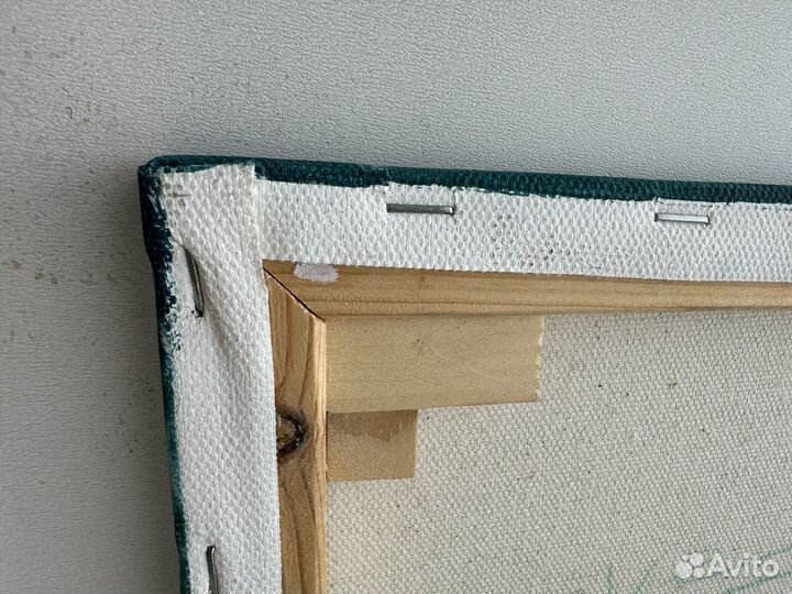 Картина маслом на холсте Карпы Кои