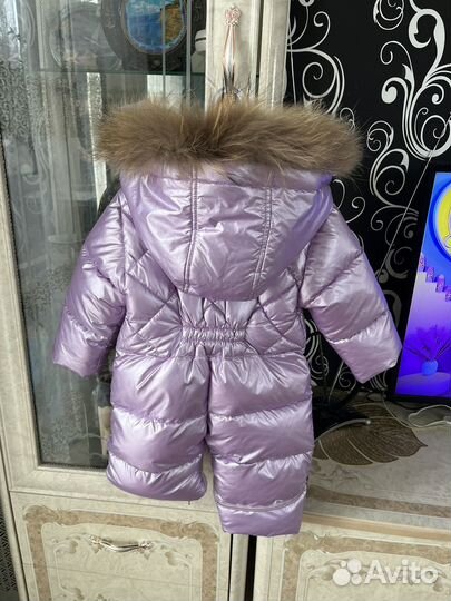 Зимний комбинезон для девочки 80 86