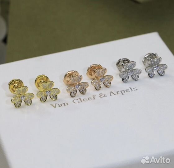Van cleef arpels серьги
