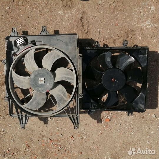 Вентилятор охлаждения радиатора Reno Clio2, Symbol