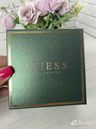 Комплект бижутерии цепочка и серьги Guess