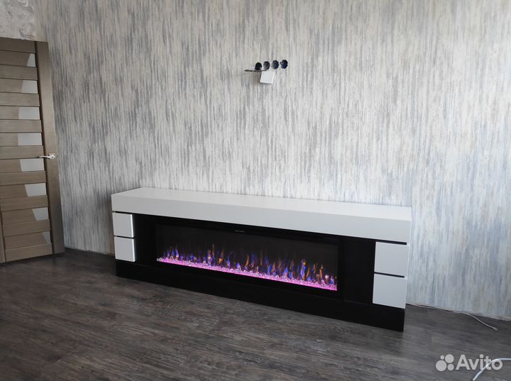 Линейные электрокамины. Камин электрический