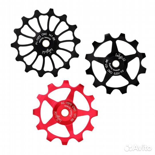 Ролик заднего переключателя 10T зубов алюминий c